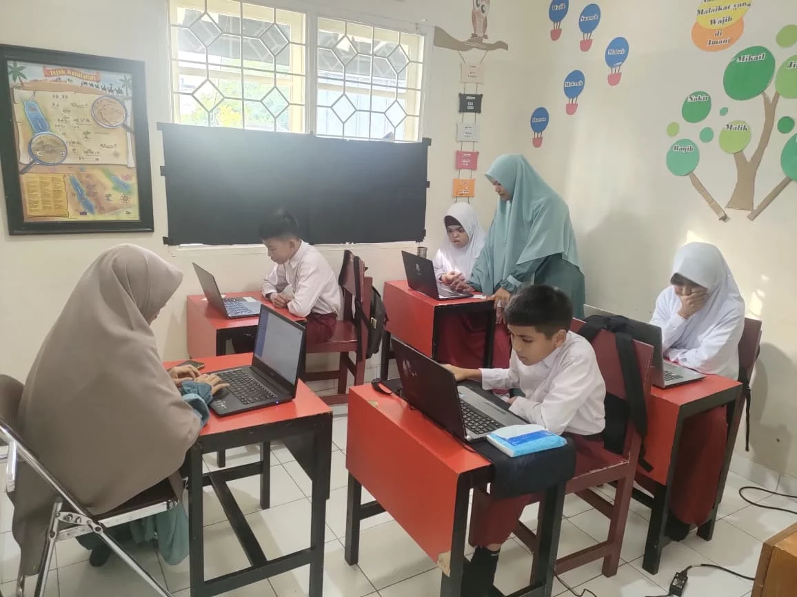ujian akhir kelas VI Abi’nd Ummi Medan